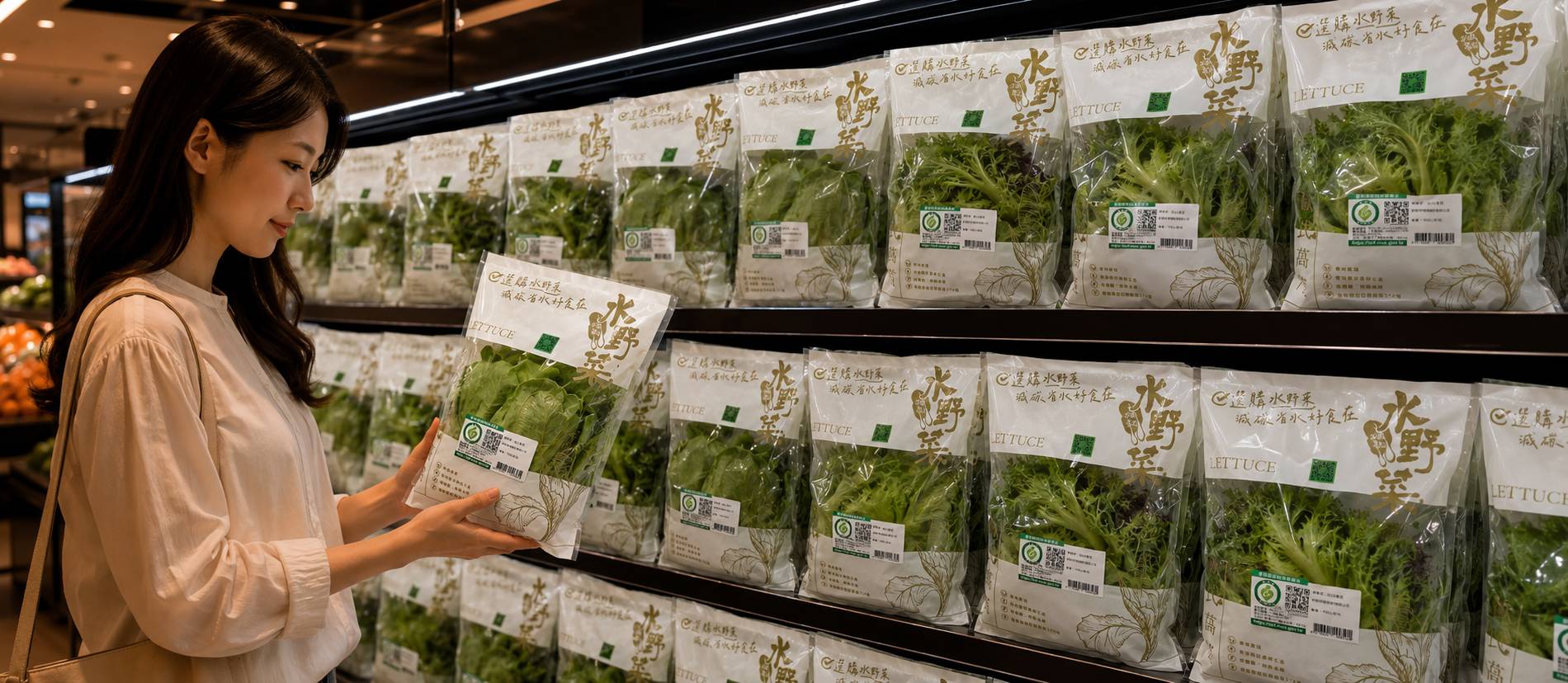 從植物工廠到沙拉餐桌的水野菜潔淨水耕葉菜